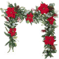 Weihnachts-Poinsettia Weihnachtsgarnelen