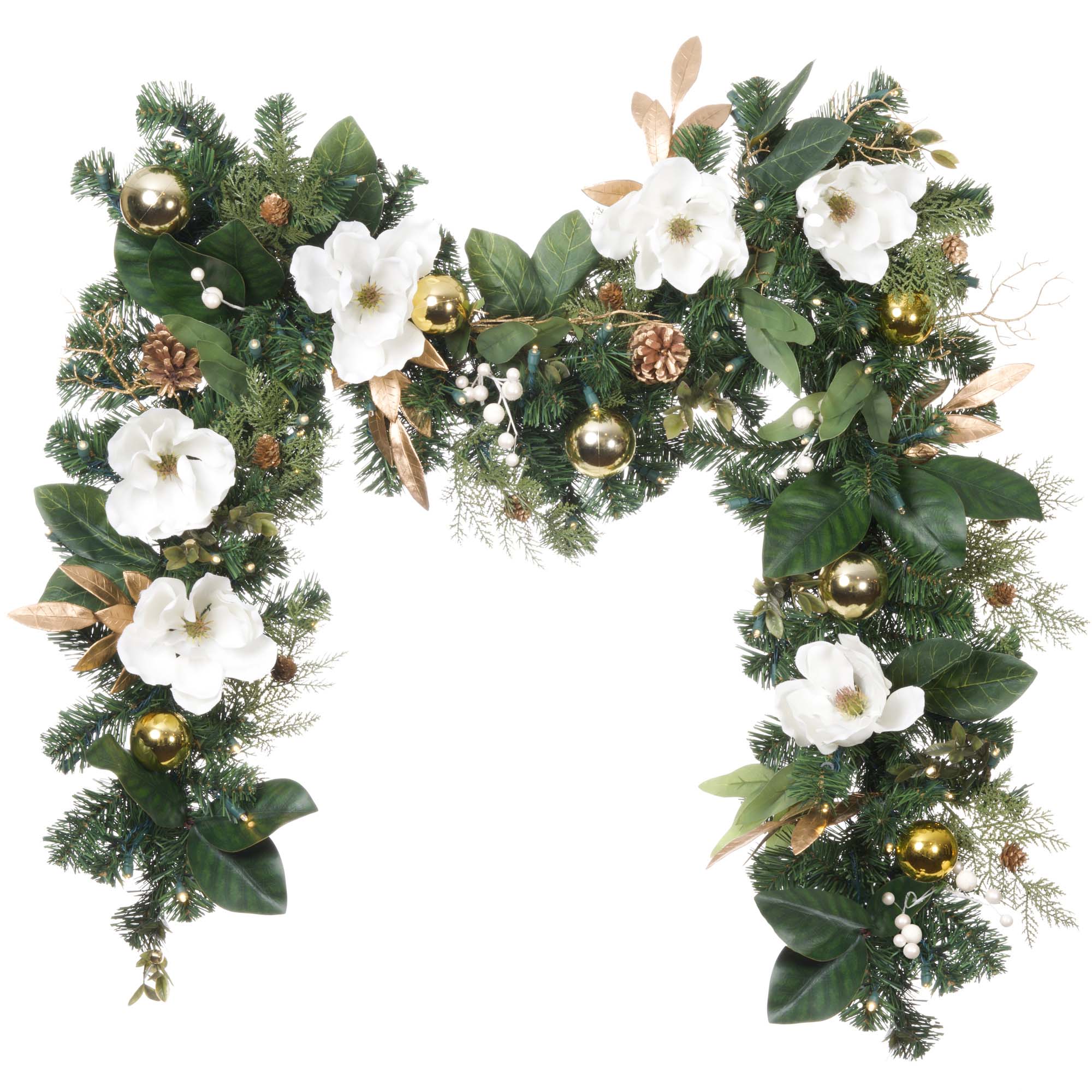 Weißgold Magnolia Weihnachtsgarnelen
