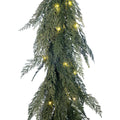 Cypress Pre-Lit LED Garland