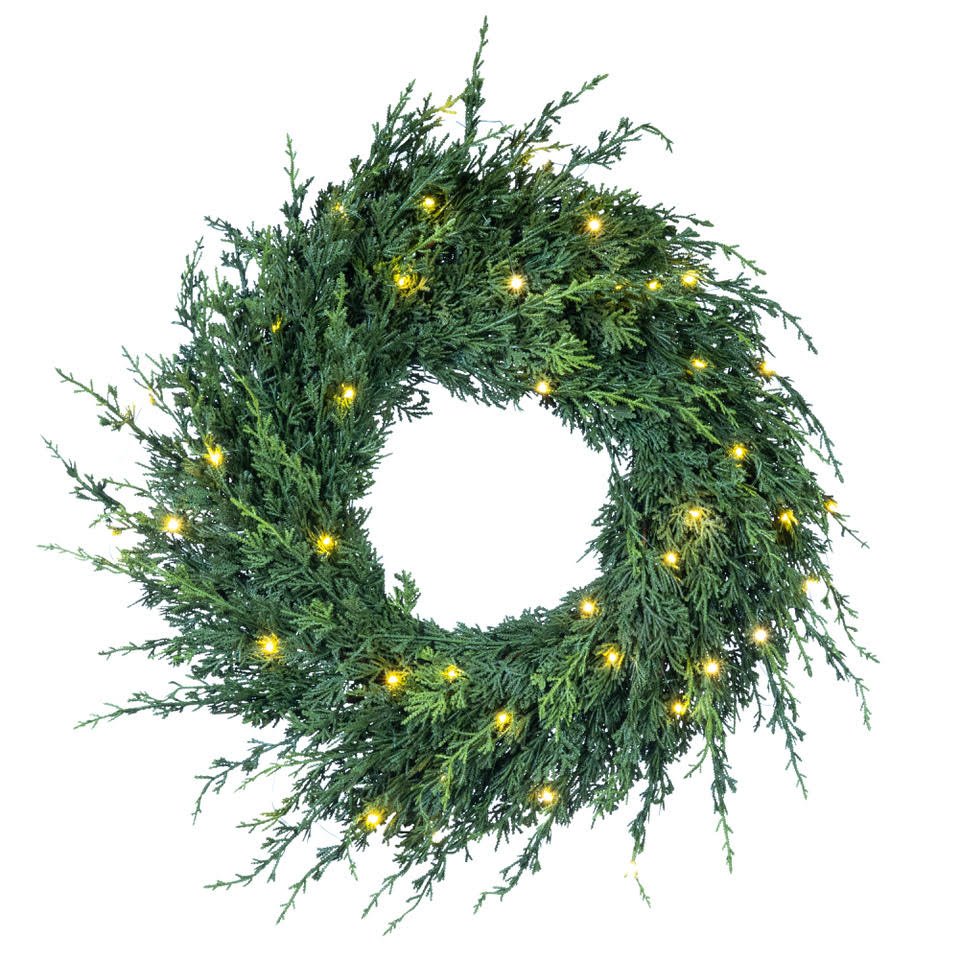 Cedar Pre-Lit LED-Kranz
