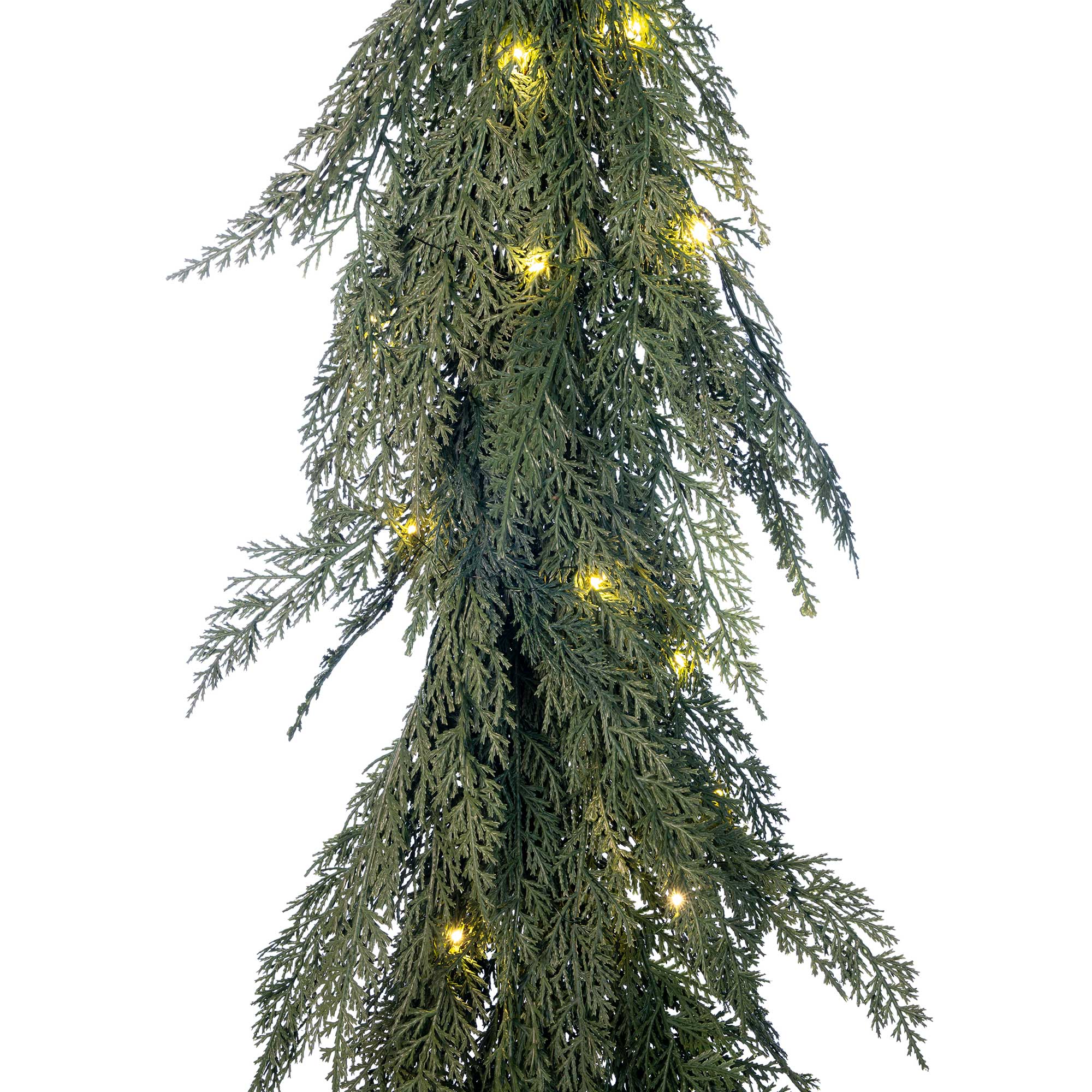 Cypress Pre-Lit LED Garland