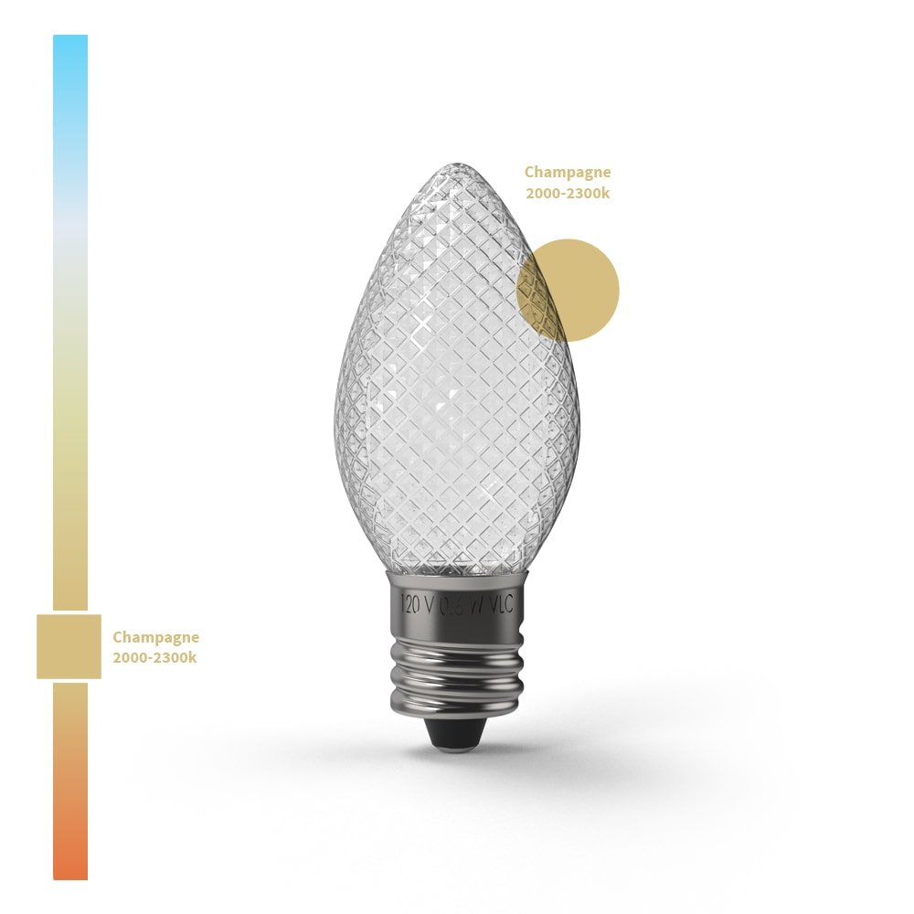 Weihnachts Facetten LED-Lampen (Box von 25)