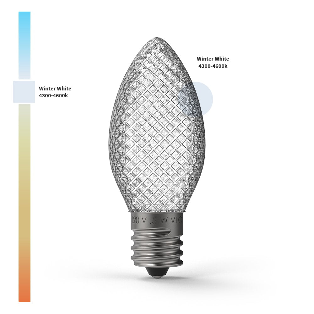Weihnachts Facetten LED-Lampen (Box von 25)