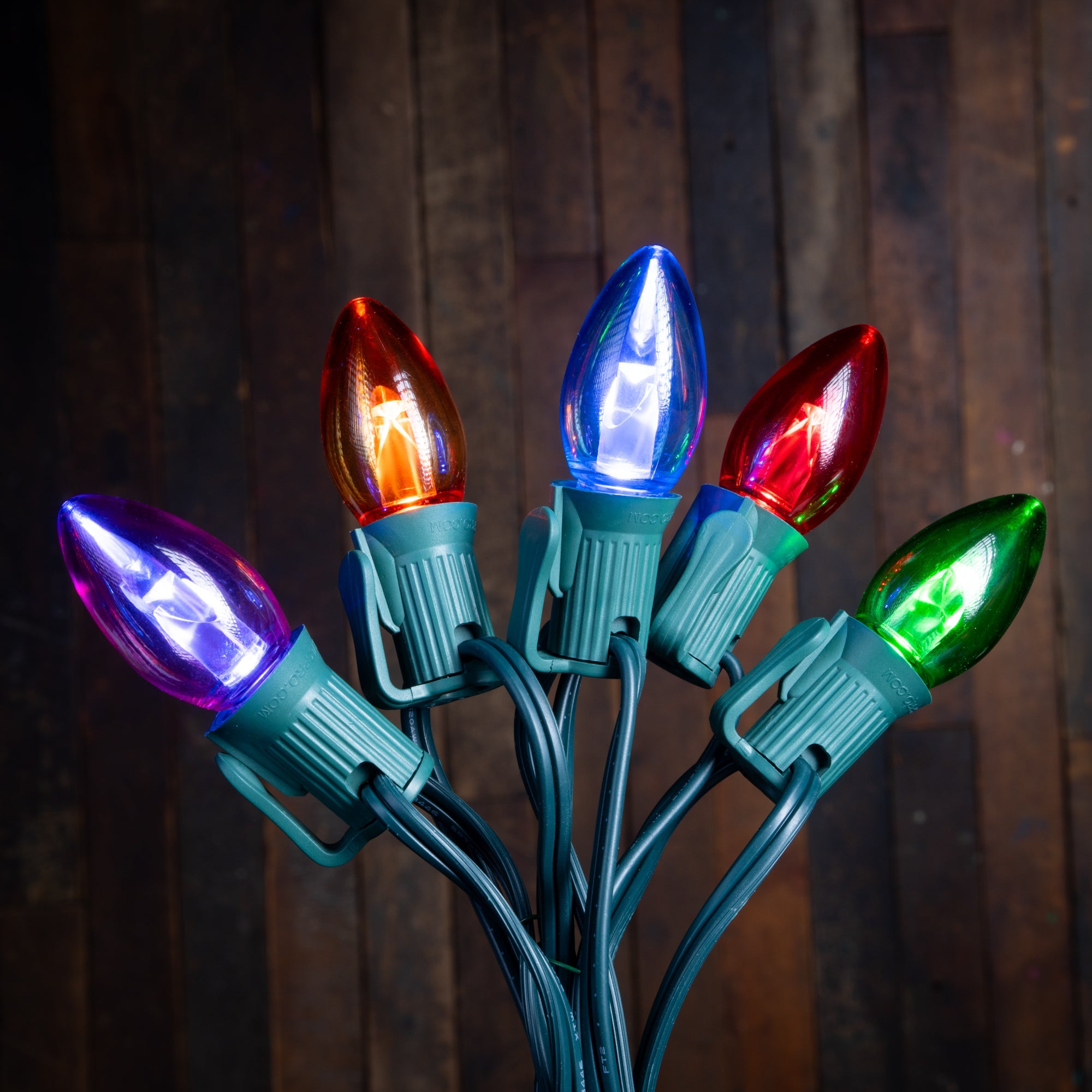 Weihnachtslichtbirne und Draht Set