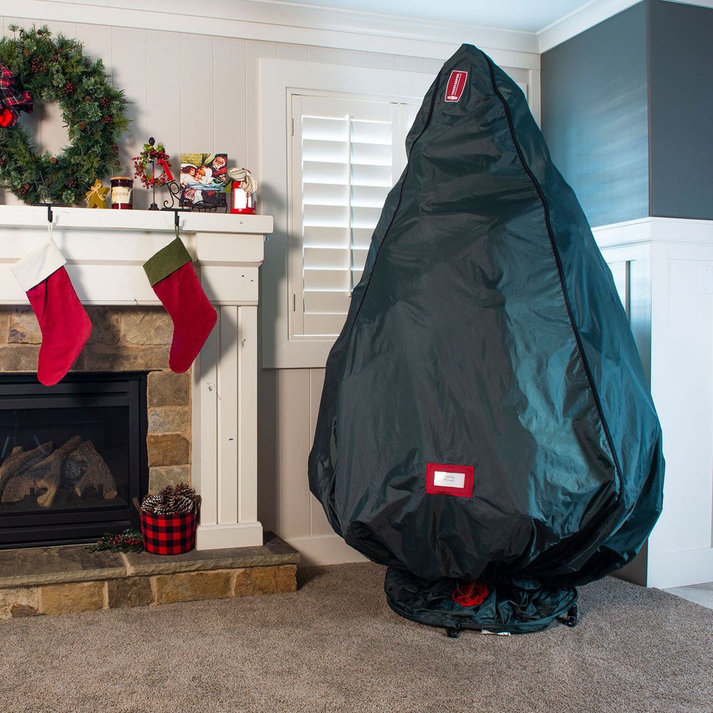 Dekorierte Upright Tree Storage Bag