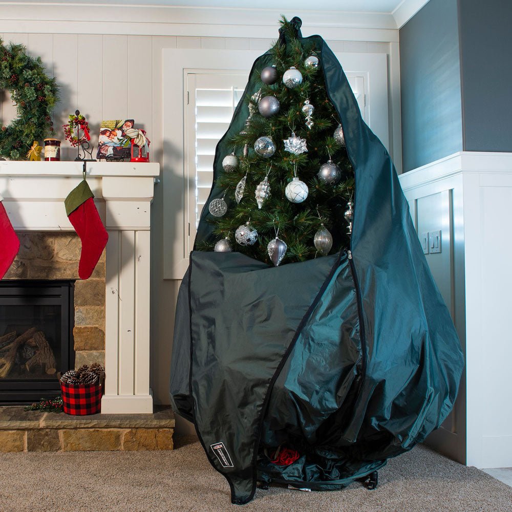 Dekorierte Upright Tree Storage Bag