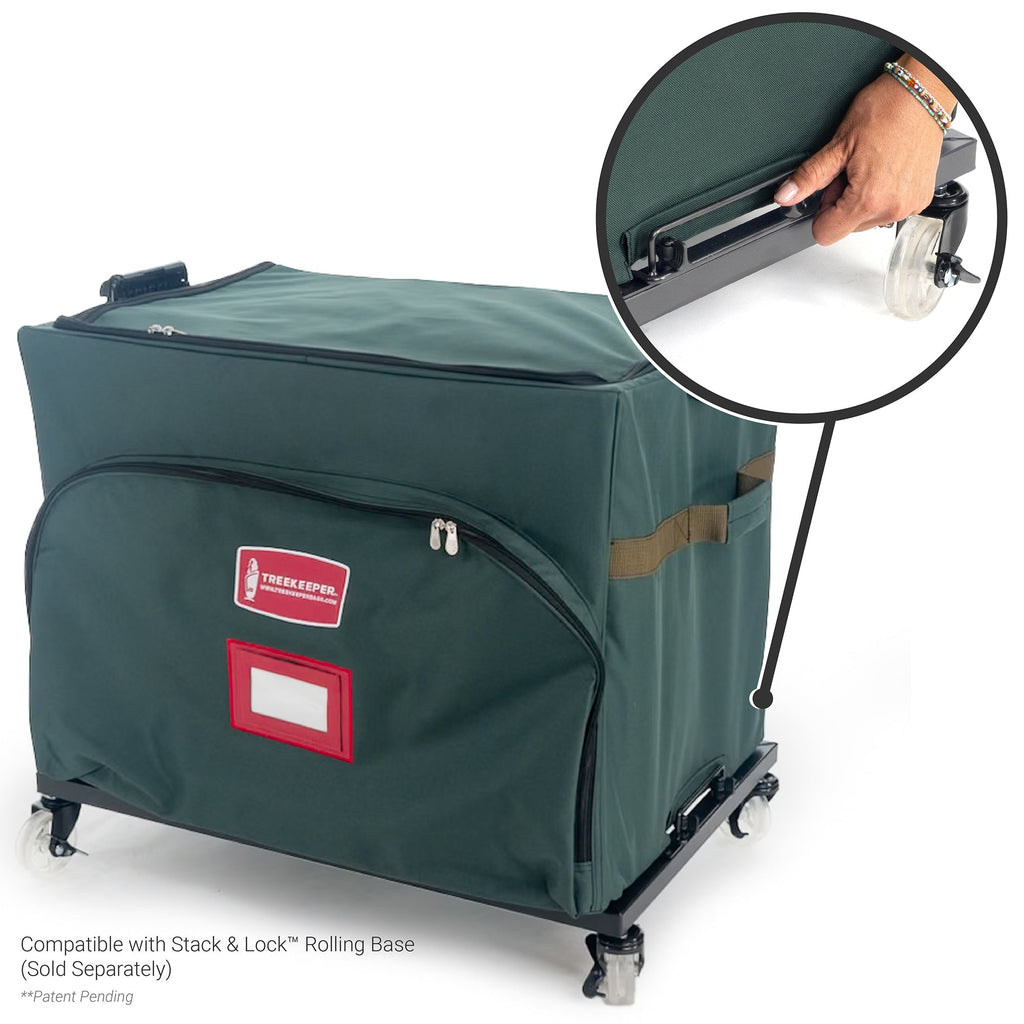 Große Ornament Aufbewahrungsbox mit Top Pocket