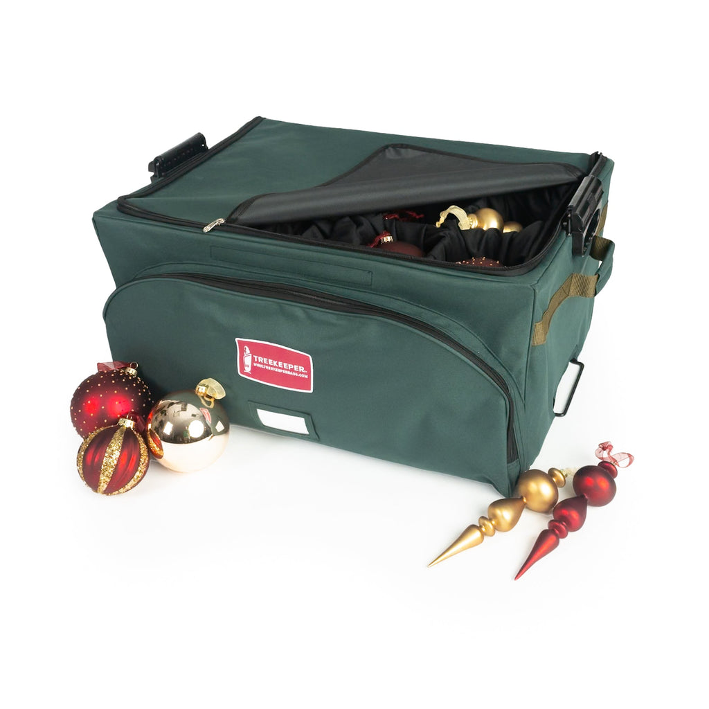 Verstellbare Ornament Aufbewahrungsbox mit Trays - hält 48 Ornamente