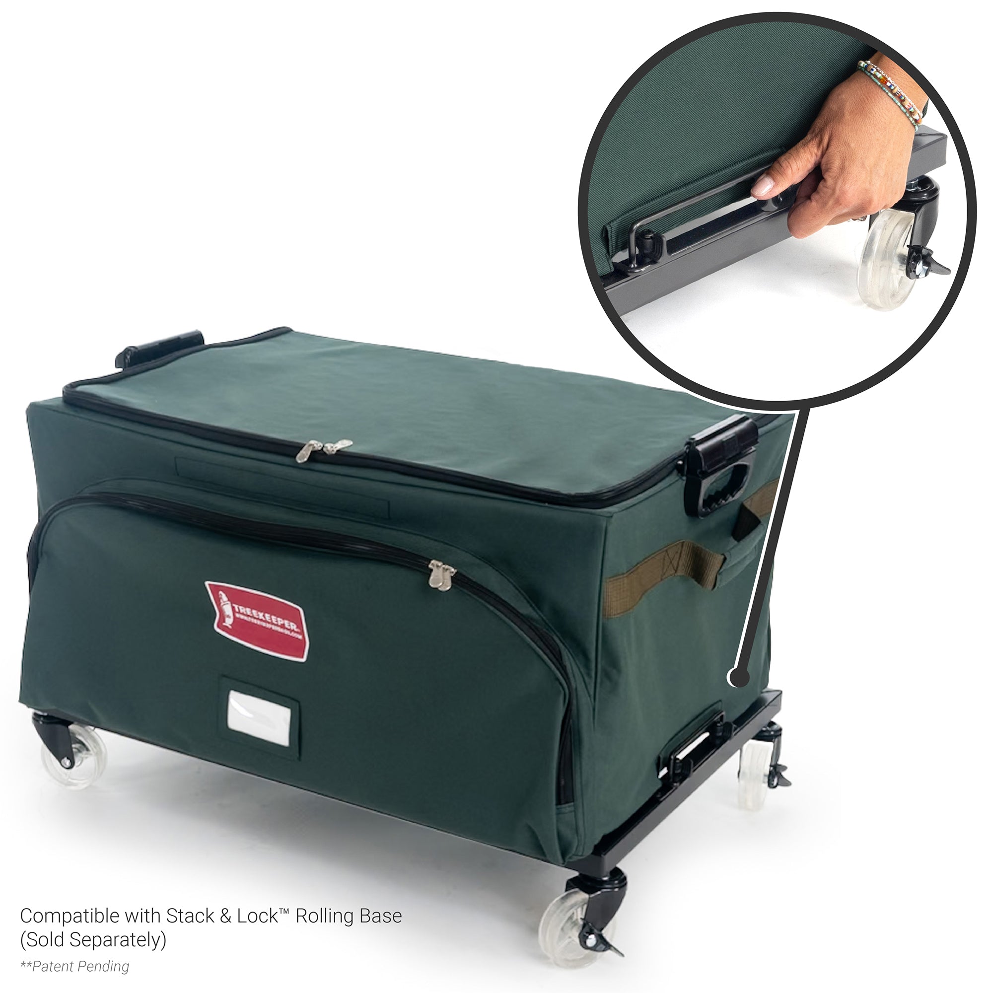Verstellbare Ornament Aufbewahrungsbox mit Trays - hält 48 Ornamente