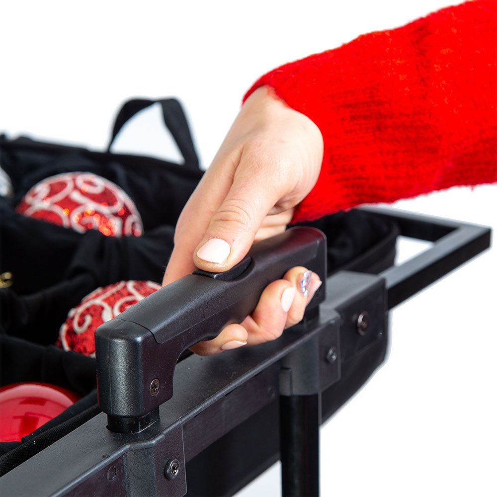 Rolling Telescoping Ornament Storage [Einstellbar] - (Holds 120+ Ornamente)