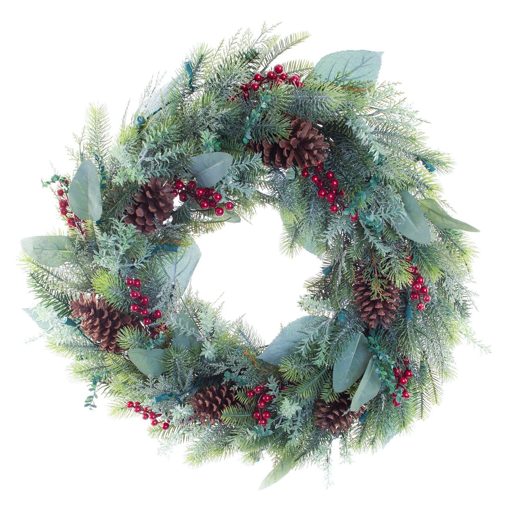 Winter Frost LED-Kranz