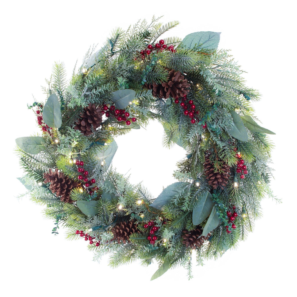 Winter Frost LED-Kranz