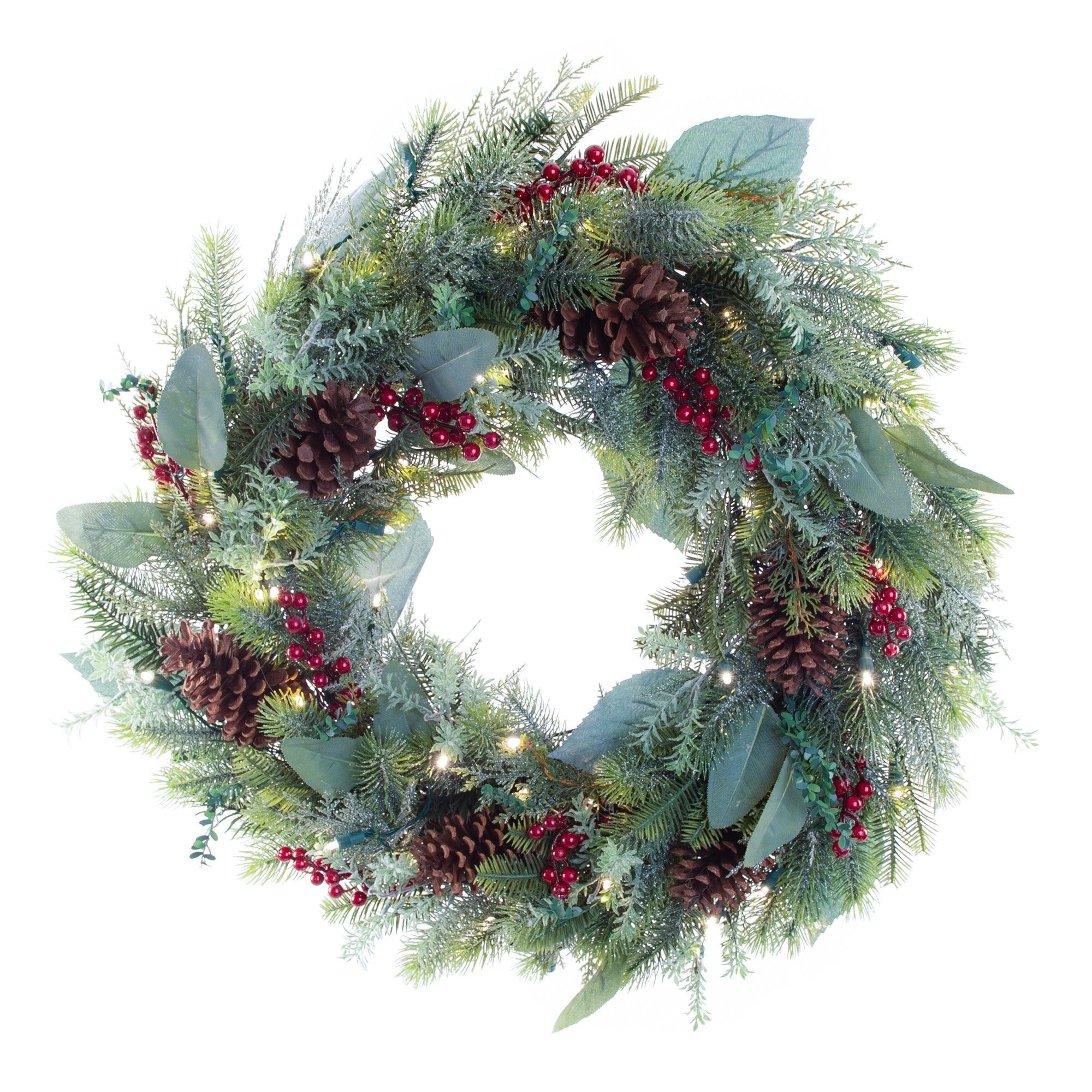 Winter Frost LED-Kranz
