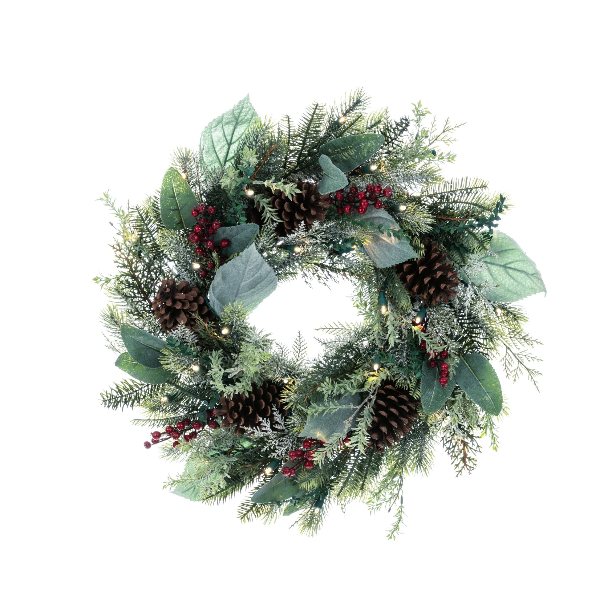 Winter Frost LED-Kranz