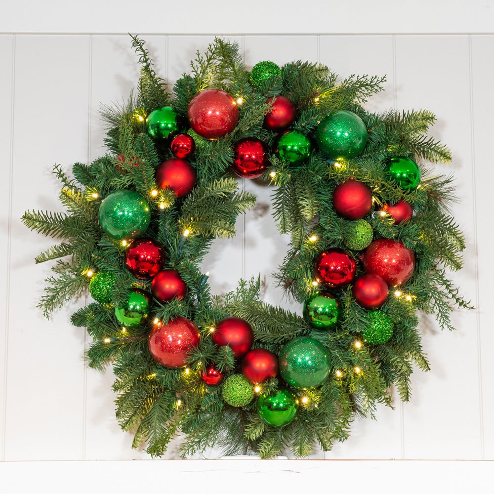 Weihnachts-Cheer Red & Green Wreath