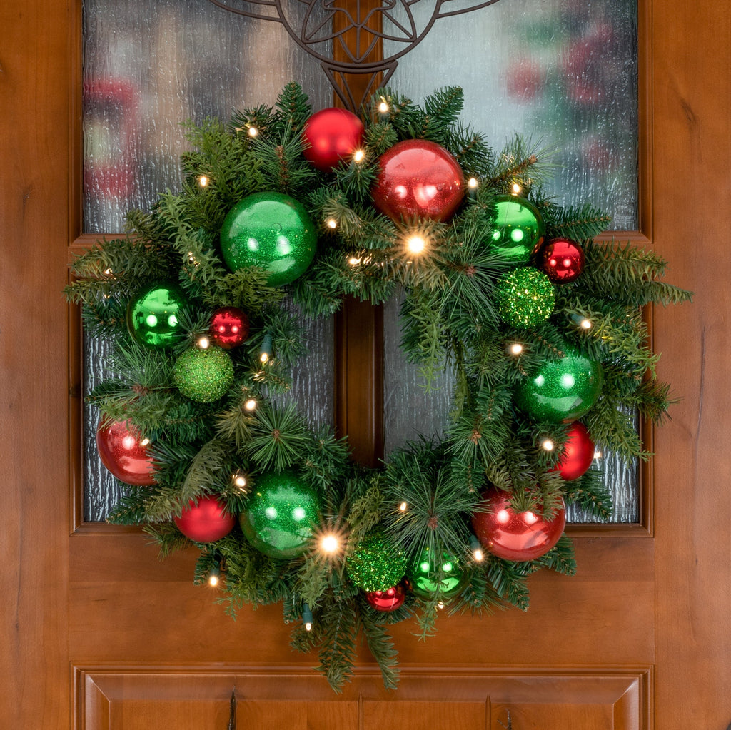 Weihnachts-Cheer Red & Green Wreath