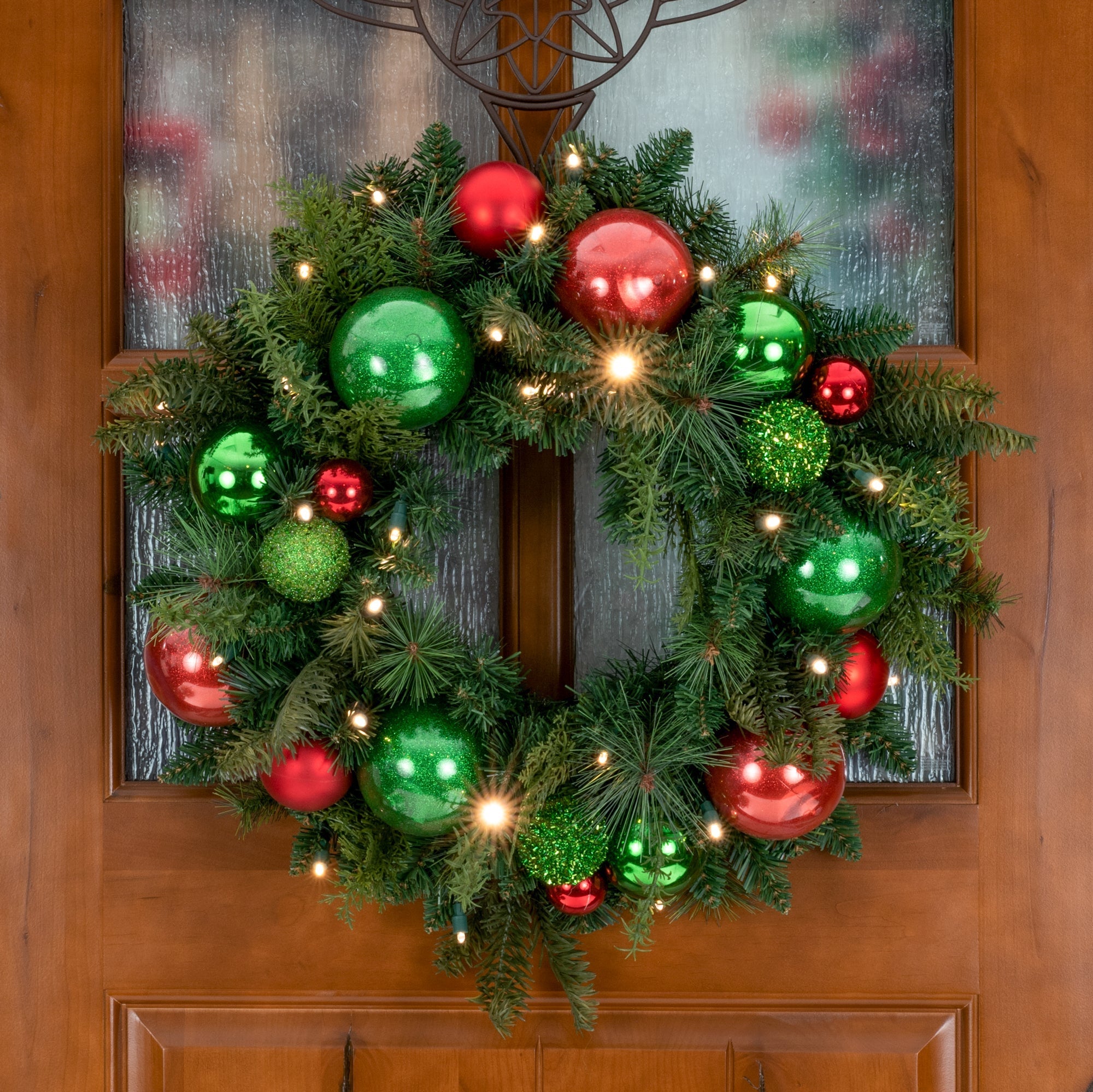 Weihnachts-Cheer Red & Green Wreath