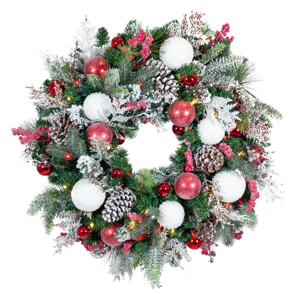 Winter Wonderland Frosted Wreath (30)