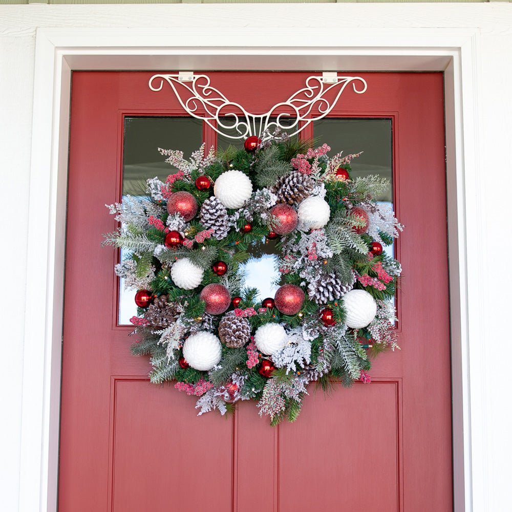 Winter Wonderland Frosted Wreath (30)
