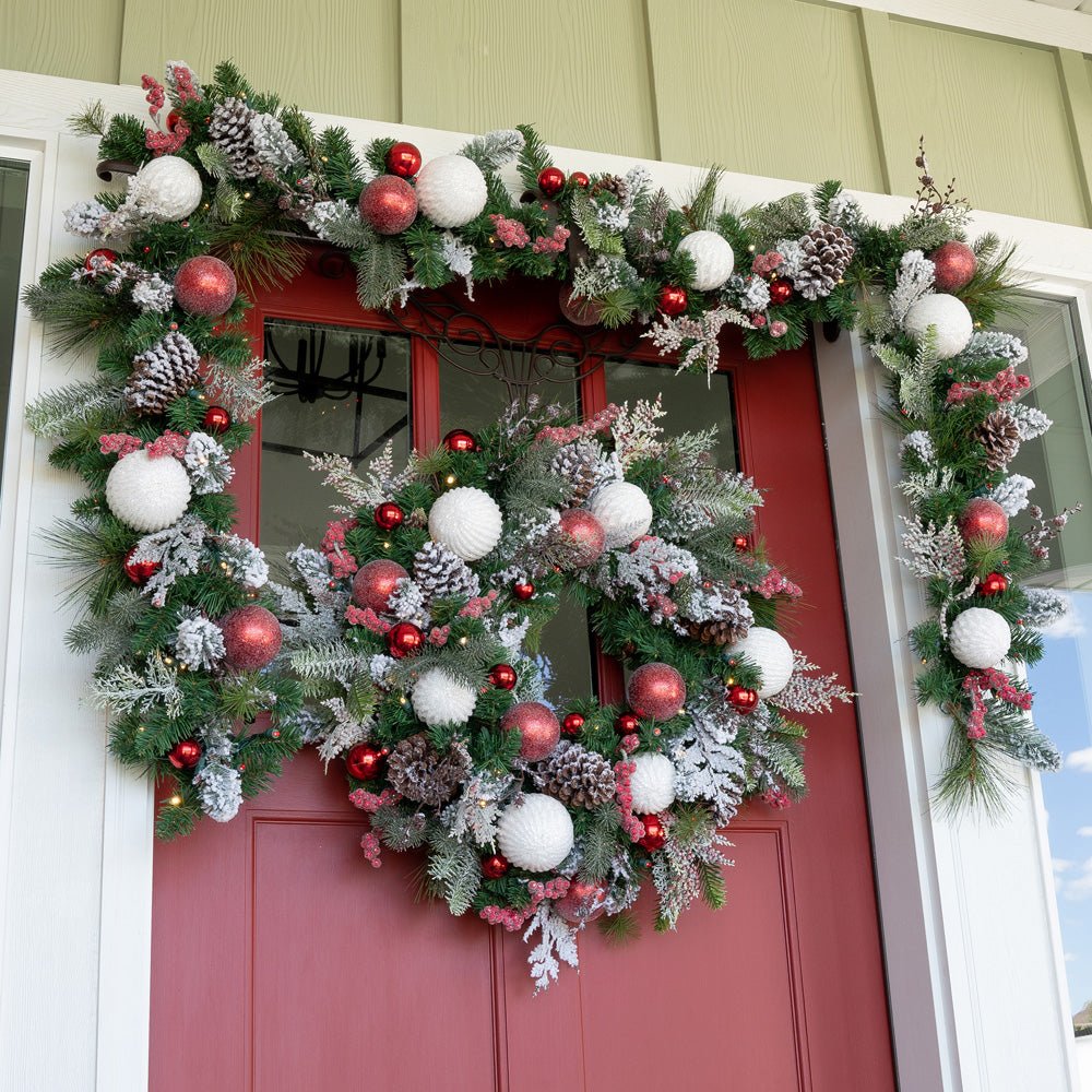 Winter Wonderland Frosted Wreath (30)