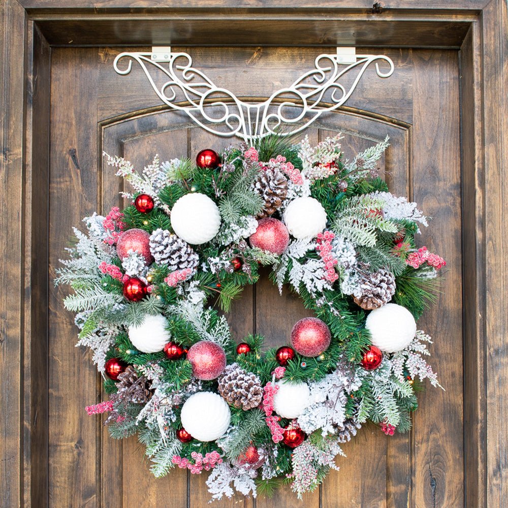 Winter Wonderland Frosted Wreath (30)