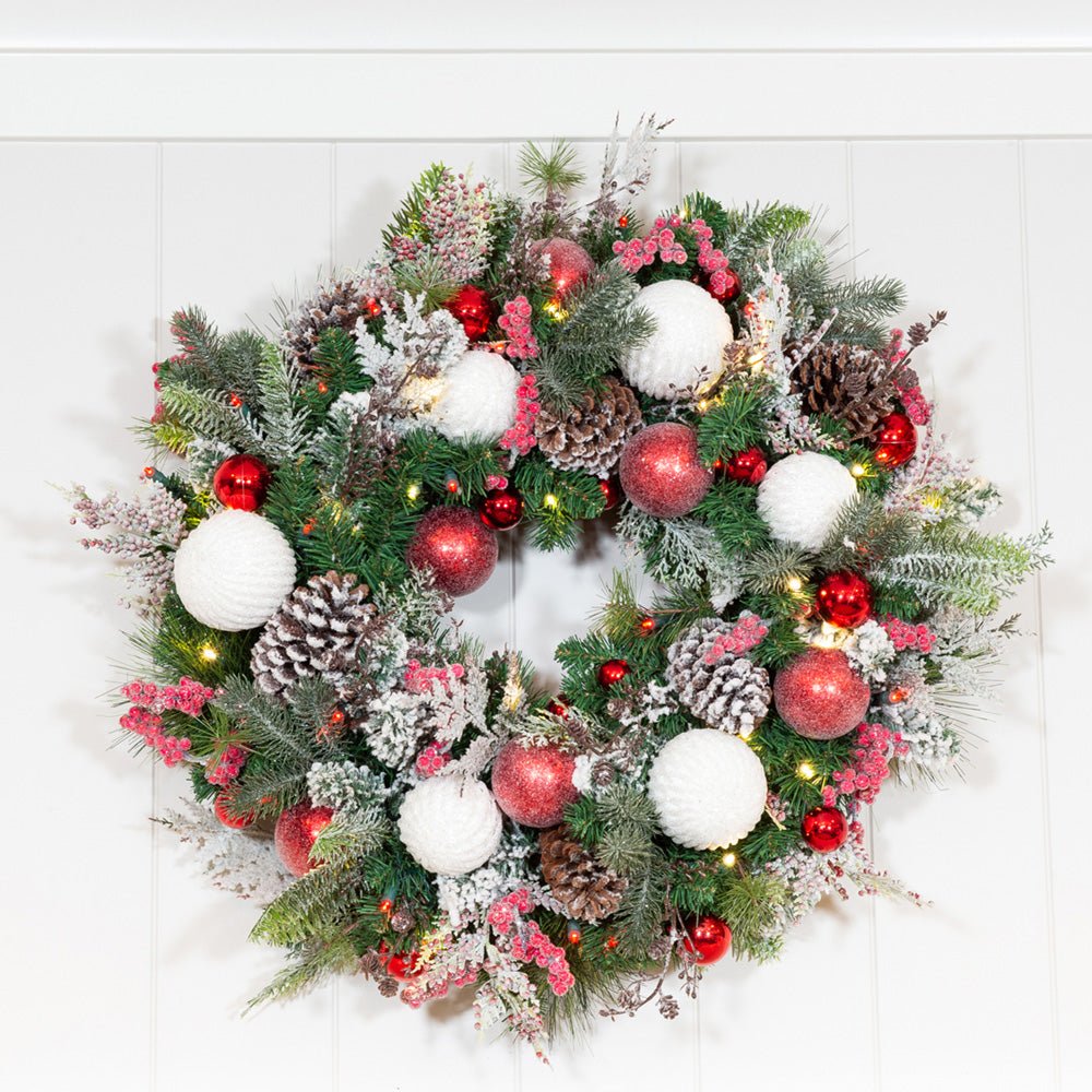 Winter Wonderland Frosted Wreath (30)