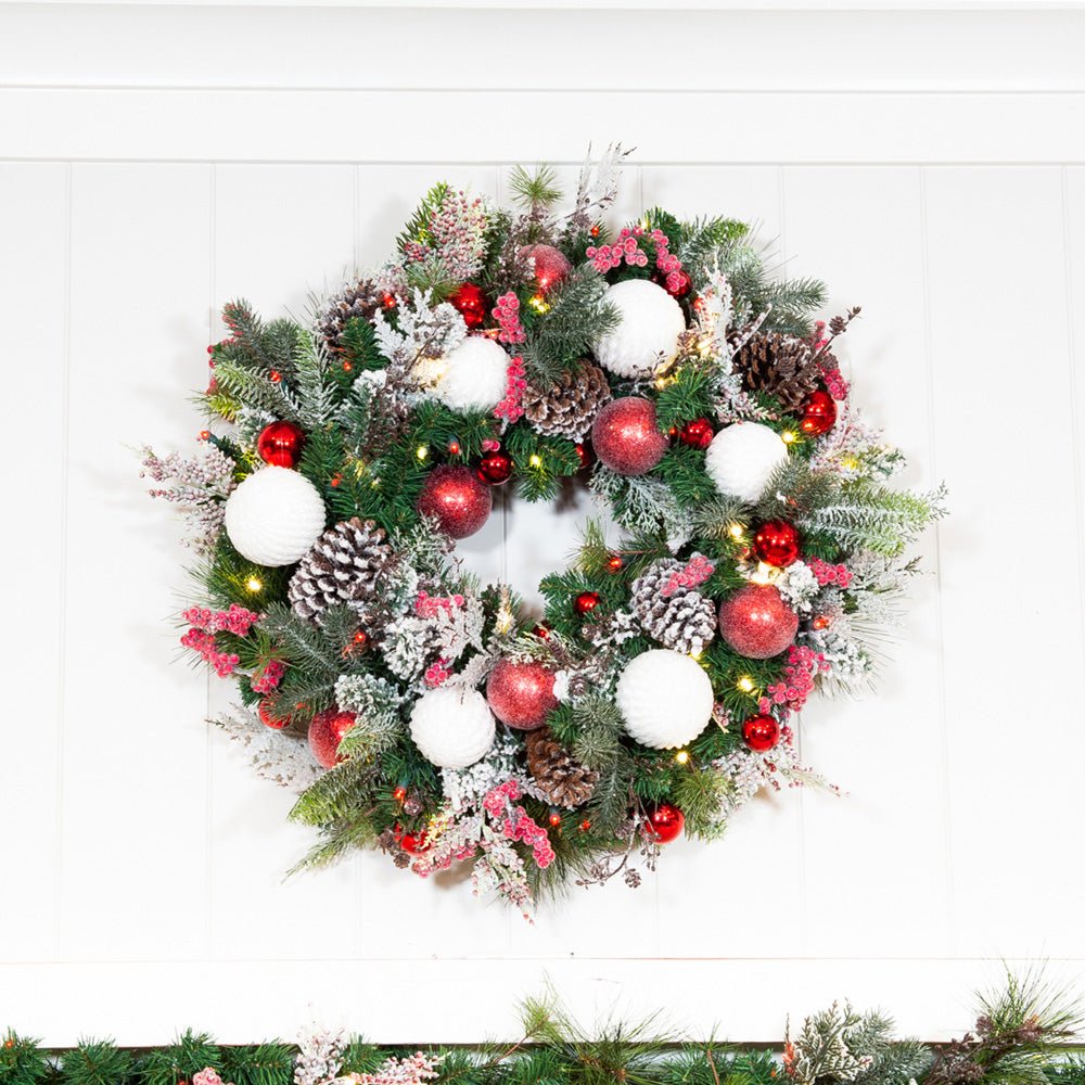 Winter Wonderland Frosted Wreath (30)