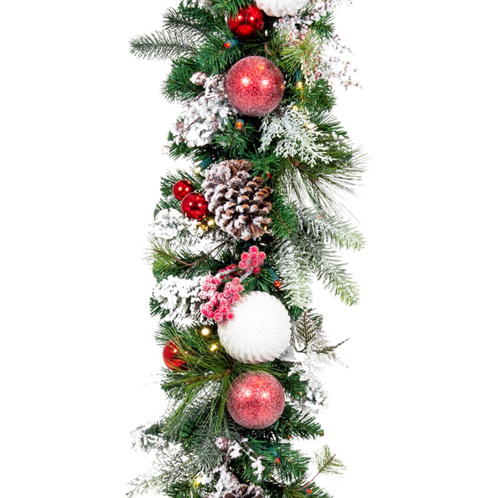 Frosted Wonderland Garland (9-Fuß)