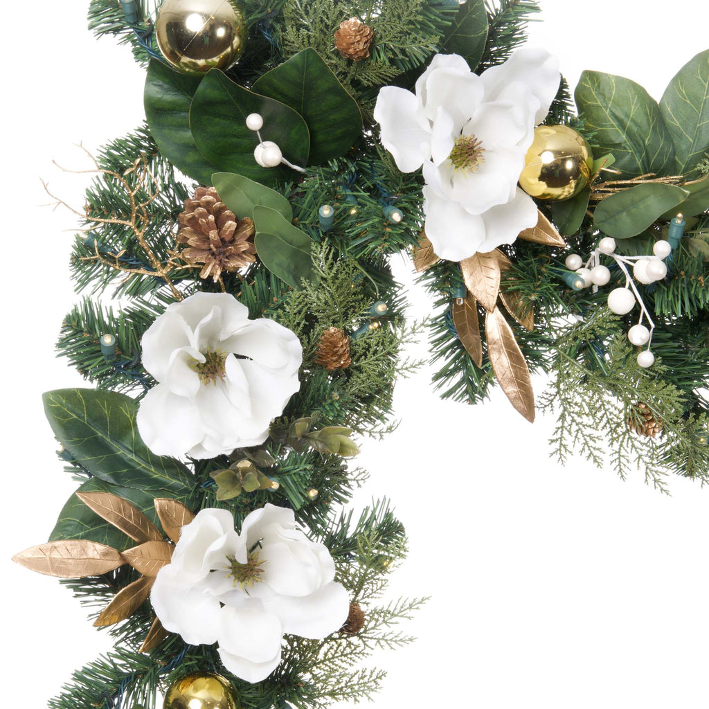Weißgold Magnolia Weihnachtsgarnelen