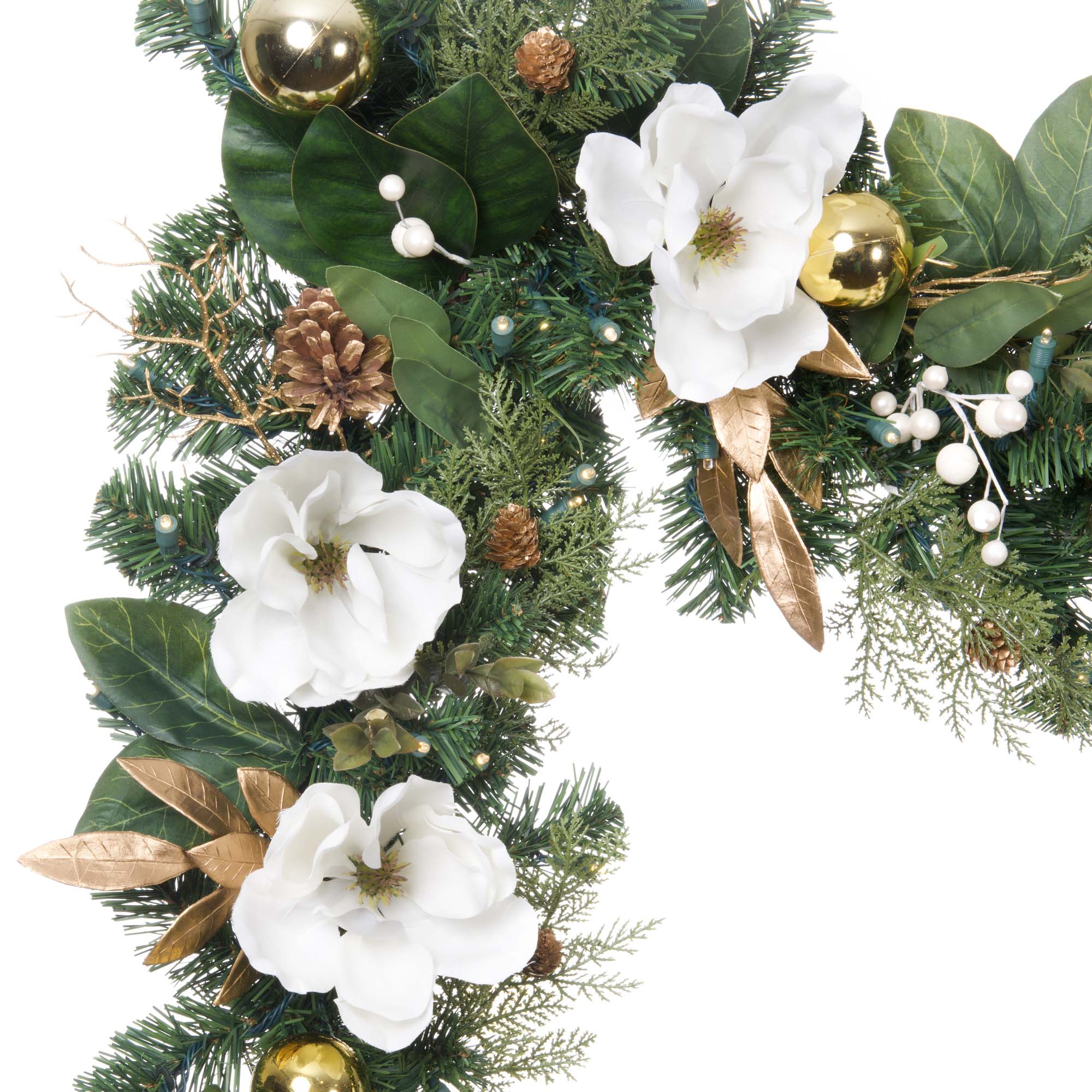 Weißgold Magnolia Weihnachtsgarnelen