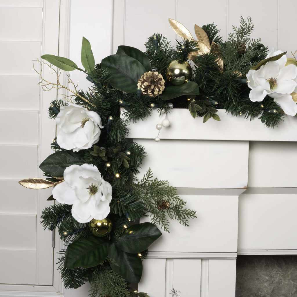 Weißgold Magnolia Weihnachtsgarnelen