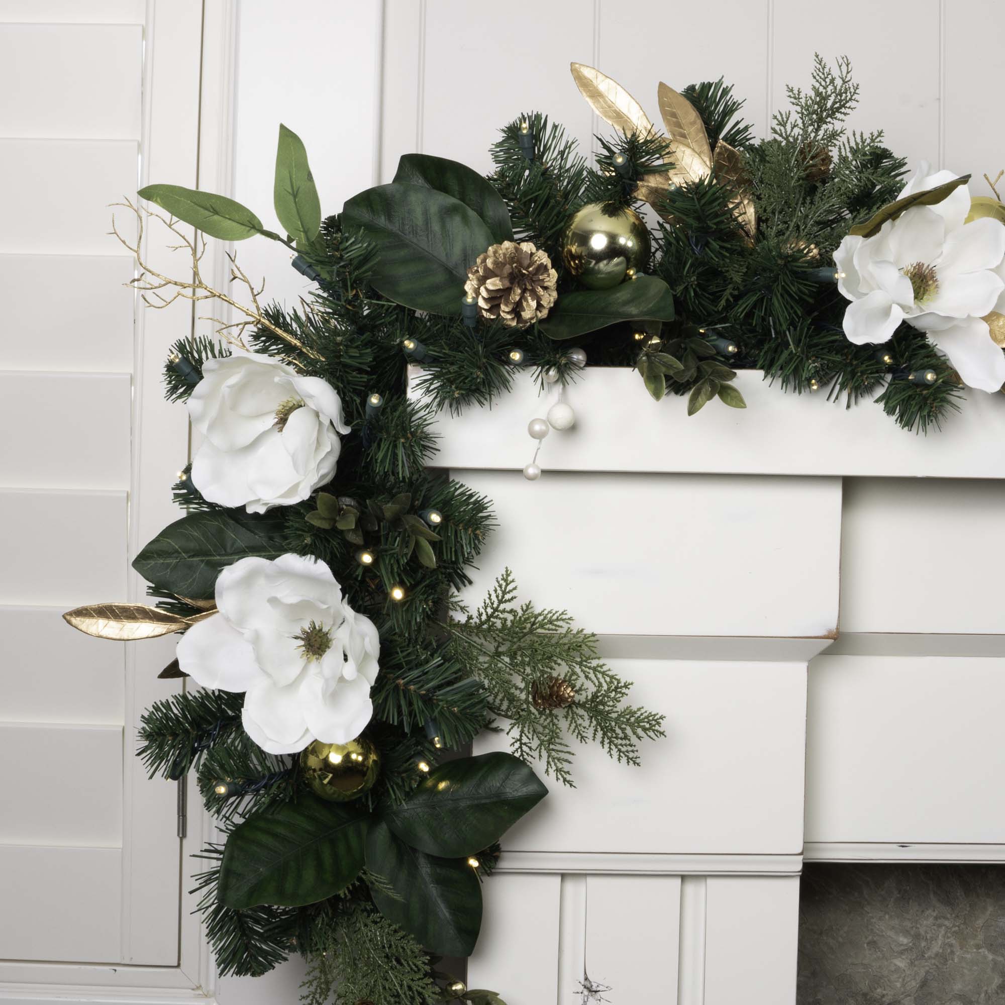 Weißgold Magnolia Weihnachtsgarnelen