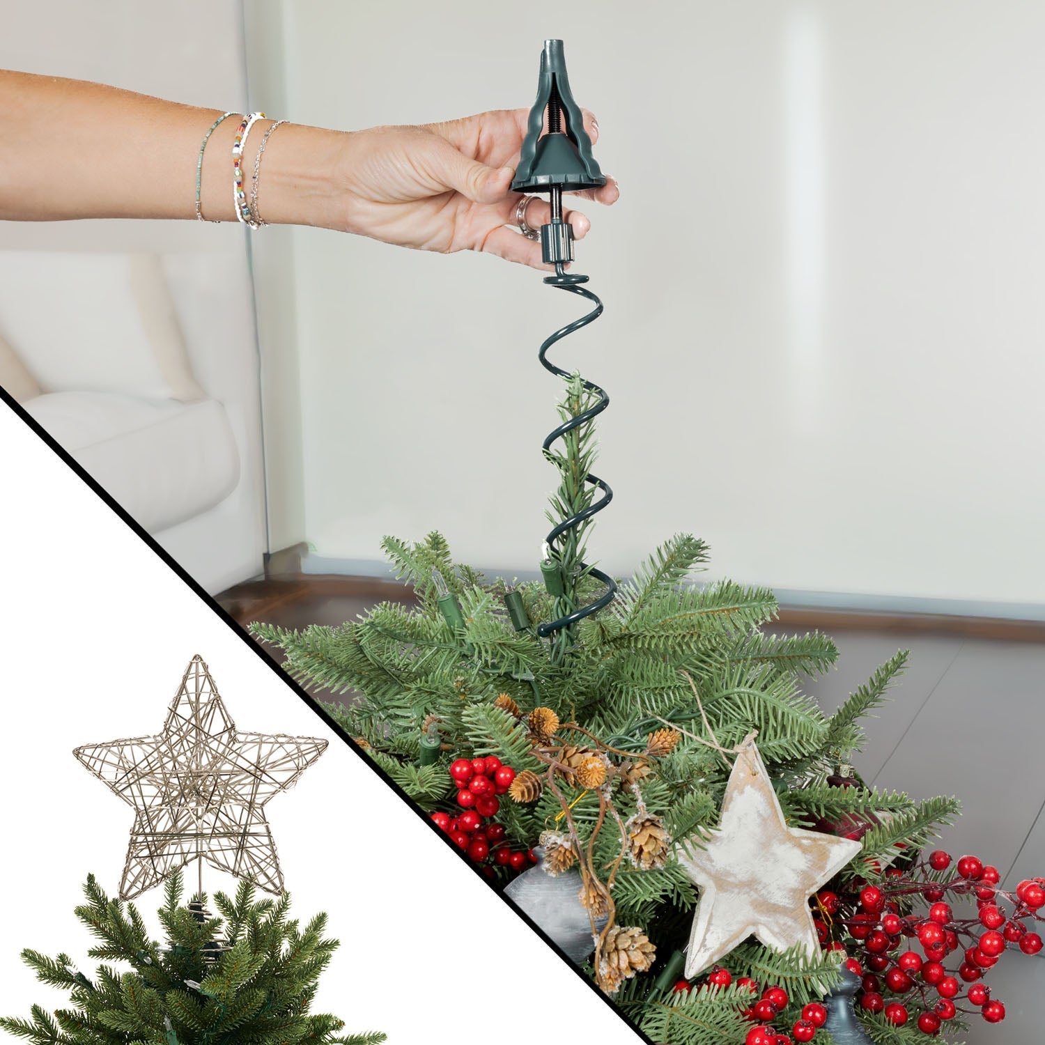 Weihnachtsbaum Topper Holder