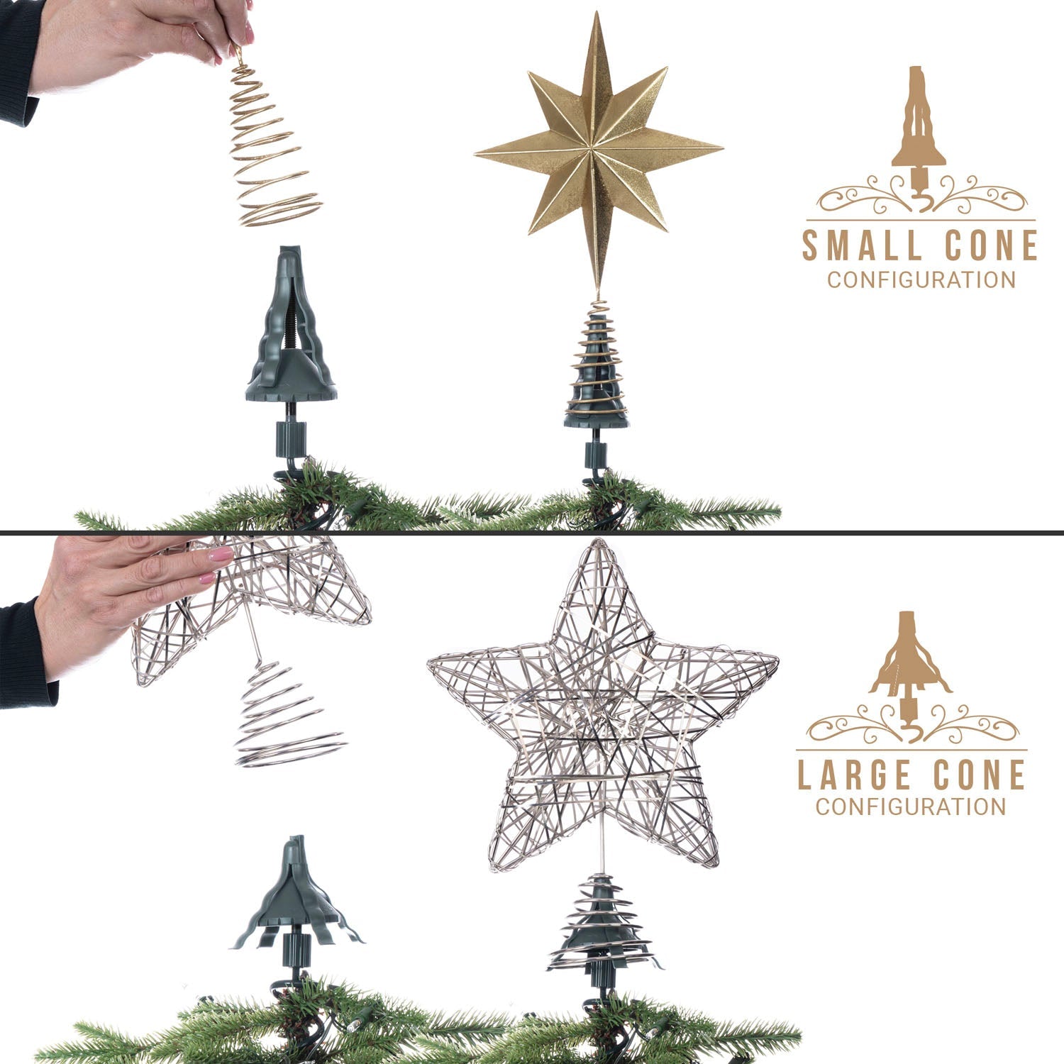 Weihnachtsbaum Topper Holder