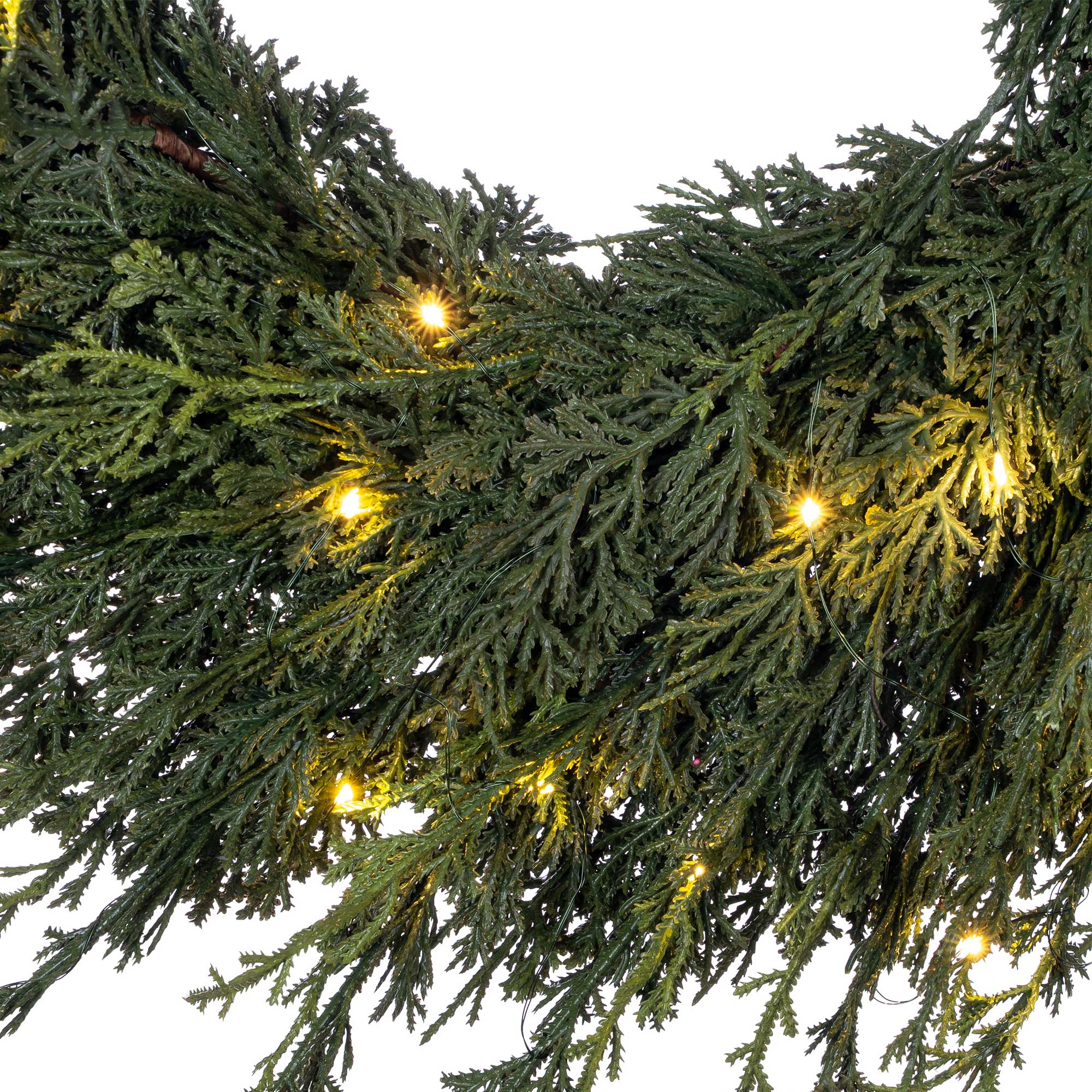 Cedar Pre-Lit LED-Kranz