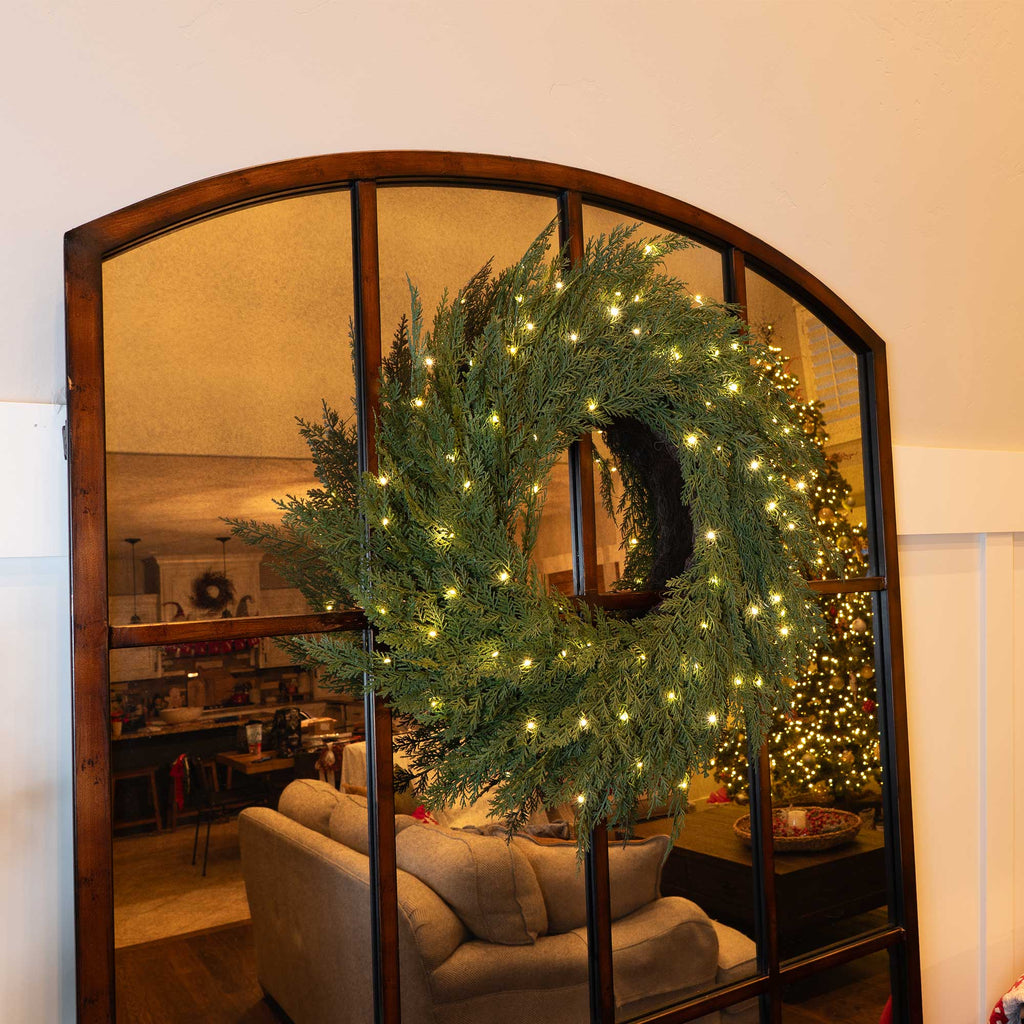 Cedar Pre-Lit LED-Kranz