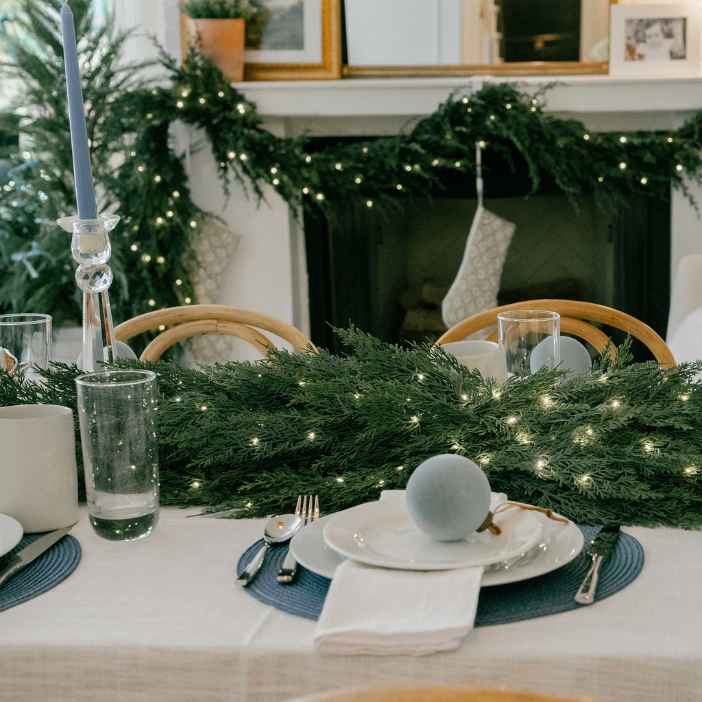 Cedar Pre-Lit LED Garland
