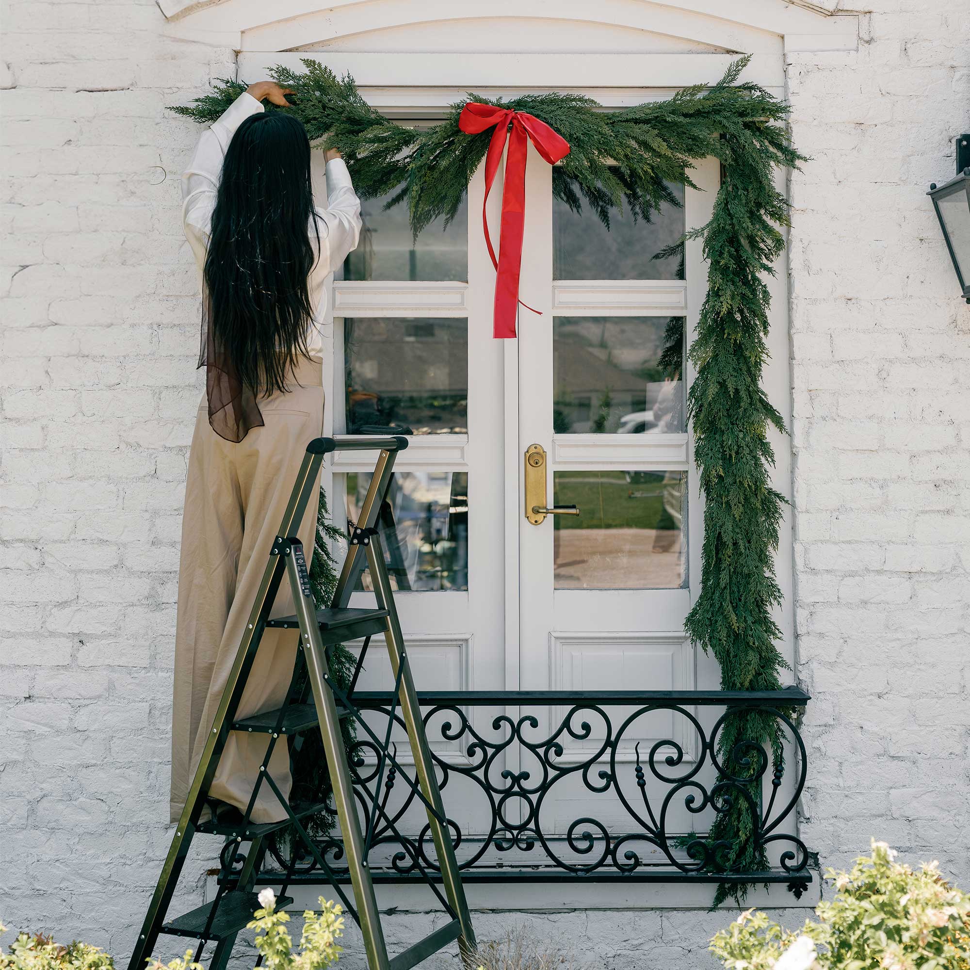 Cypress Pre-Lit LED Garland