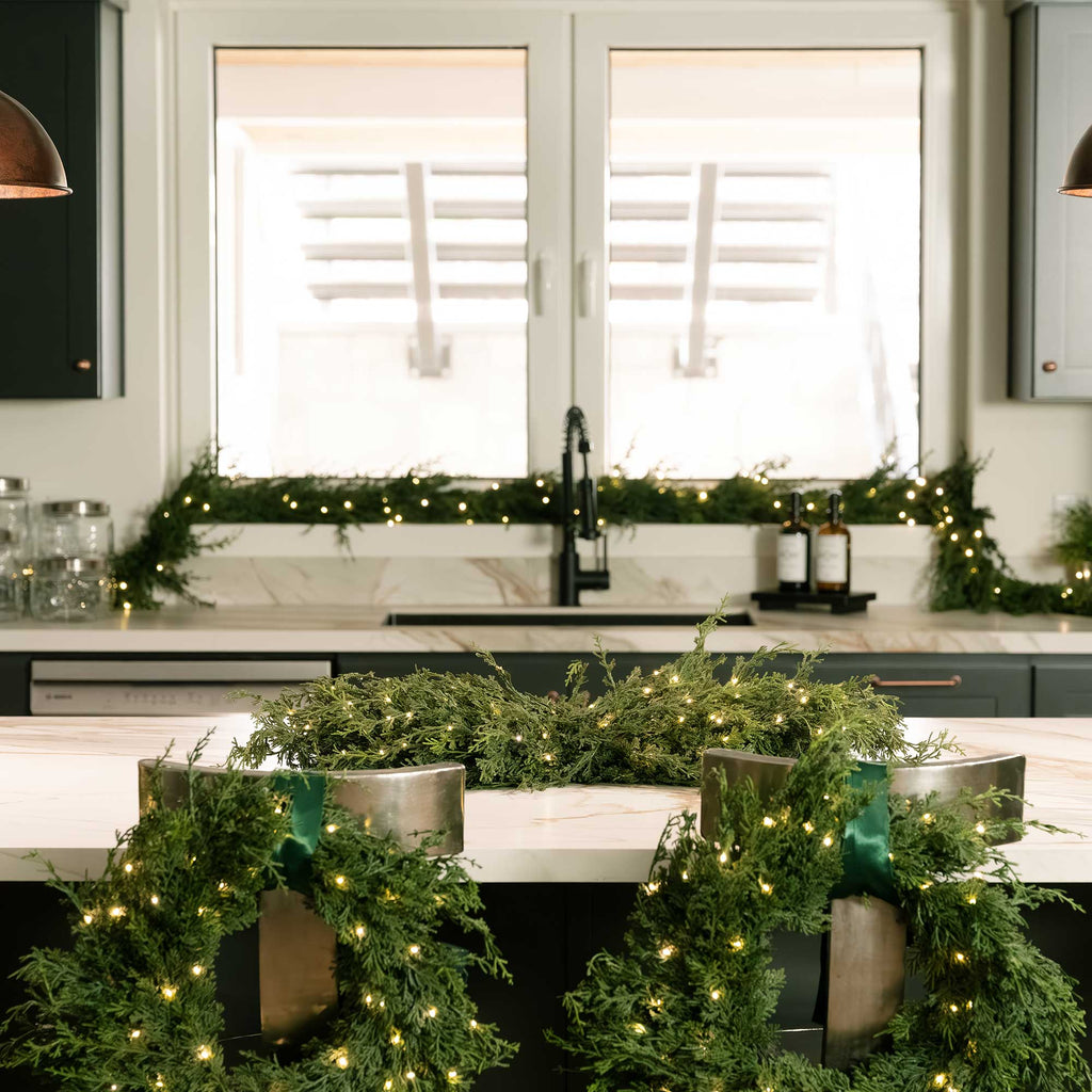 Cedar Pre-Lit LED Garland