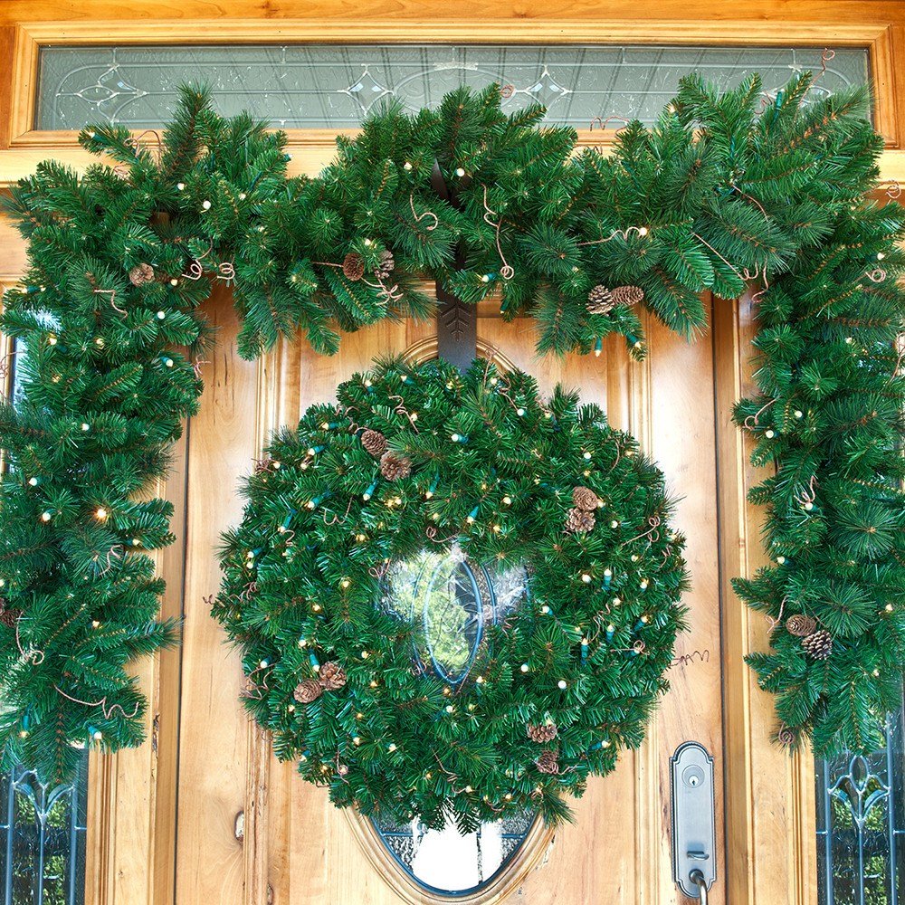 Black Forest LED Garland - 9 Fuß