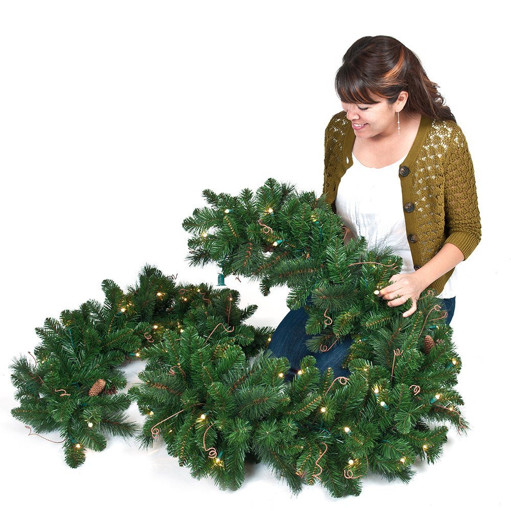 Black Forest LED Garland - 9 Fuß